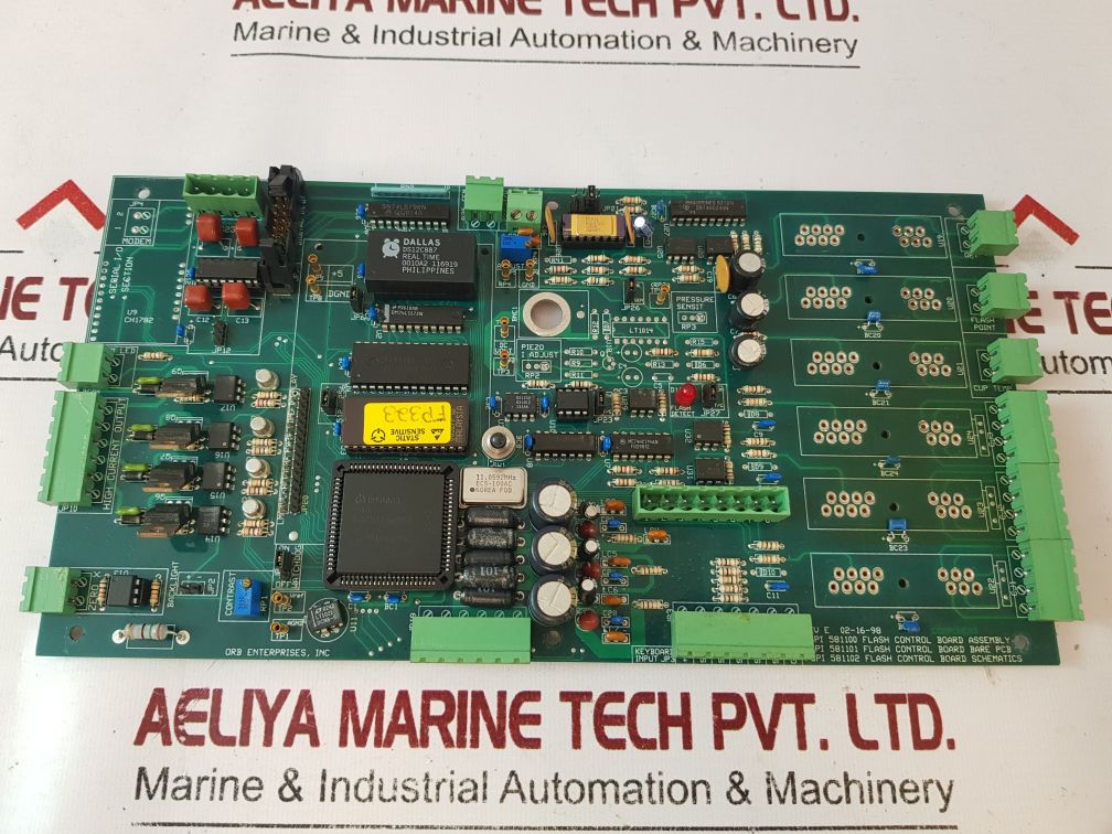 Orb Enterprises 581100 Rev E Pcb Card