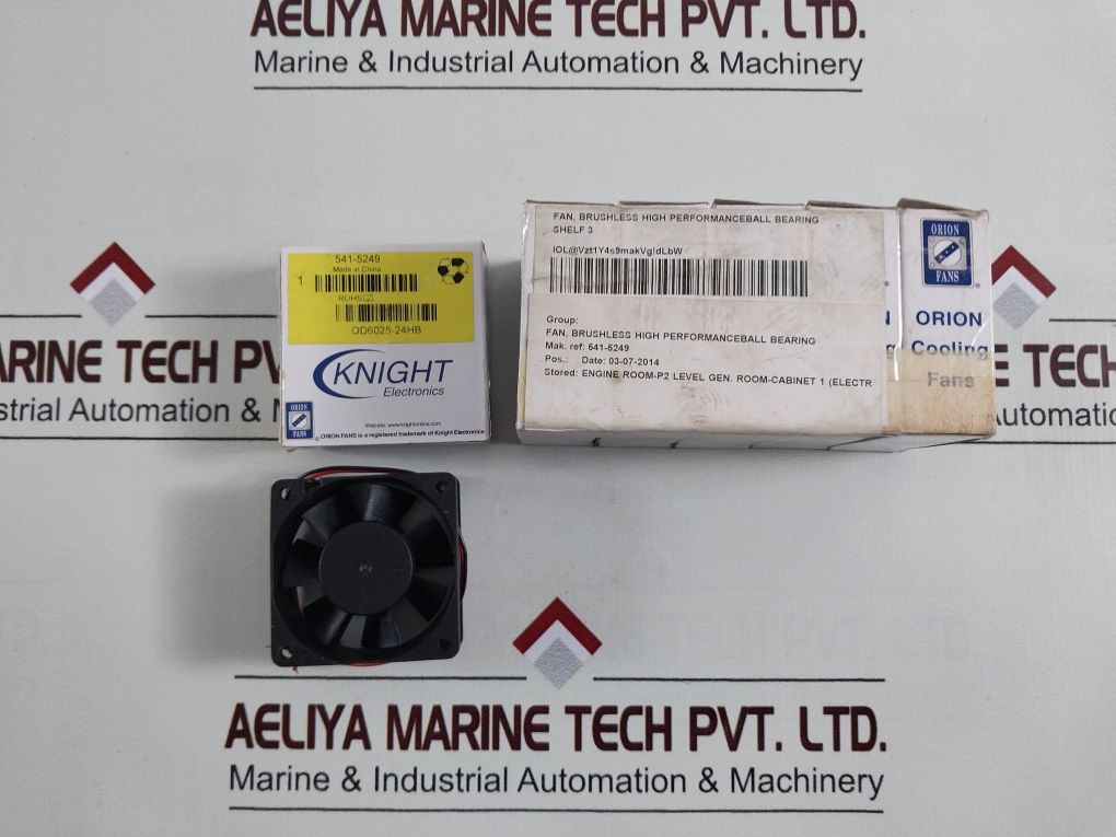 Lot Of 3X Orion Fans Od6025-24Hb Brushless Cooling Fan 0.15A