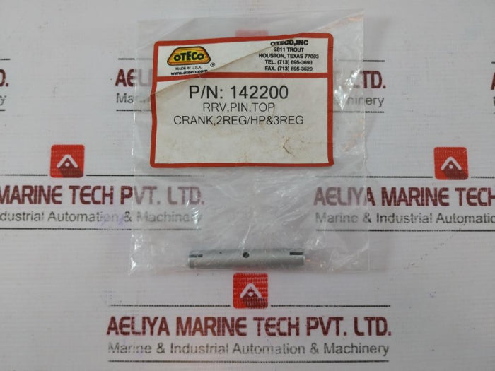 Oteco 142200 Rrv Rapidly Rotating Valve Crank/ Bearing 2Reg/Hp&3Reg