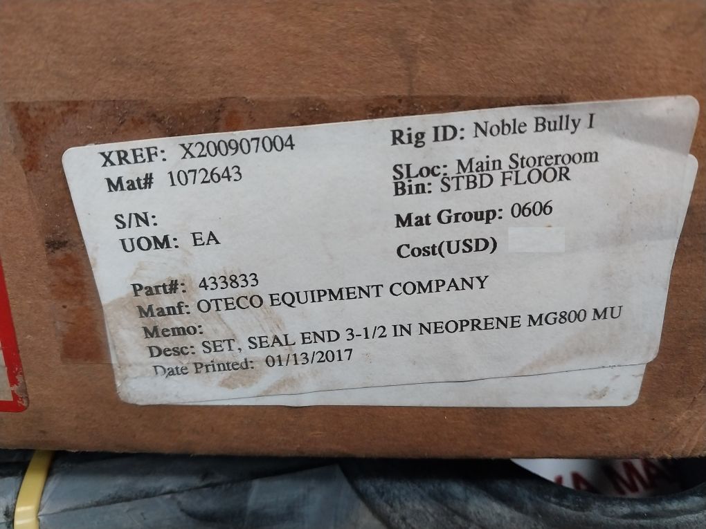 Oteco 433833 Seal Set