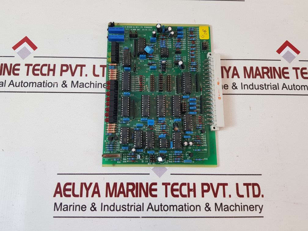 P B Design & Dev Pcb00068 Multiple Alarm Unit 04/94 Iss.3