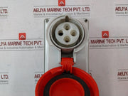 Palazzoli 491233 Switched Socket With Mechanical Interlock 32A-3H/380V 50-60Hz