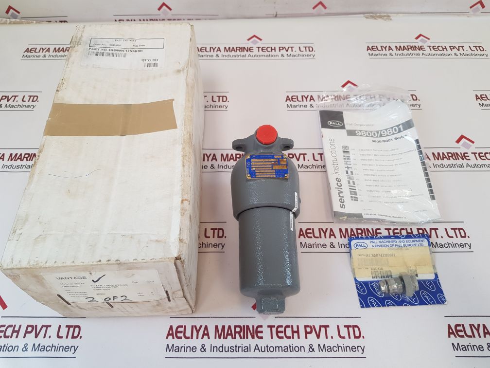 Pall Hh9800C12Ksrbd Compensator Filter Hc9800Fks4H, Rc860Mz090H