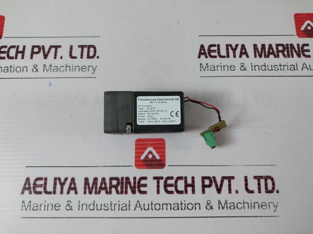 Palmstiernas International E5-std I/P Converter 4-20Ma 20-100 Kpa