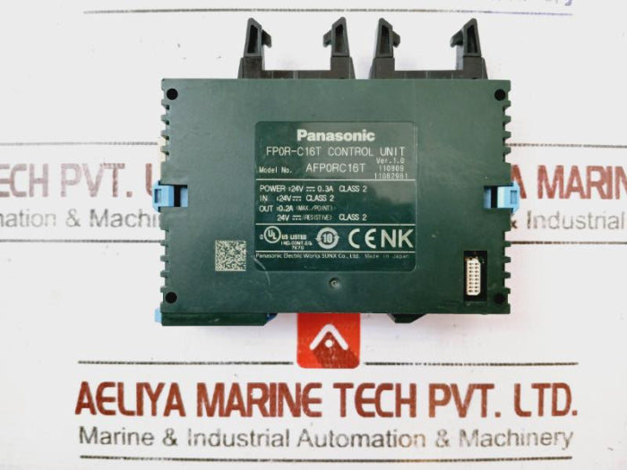 Panasonic Fp0R-c16T Programmable Controller Unit Afp0Rc16T 24Vdc 0.3A ...