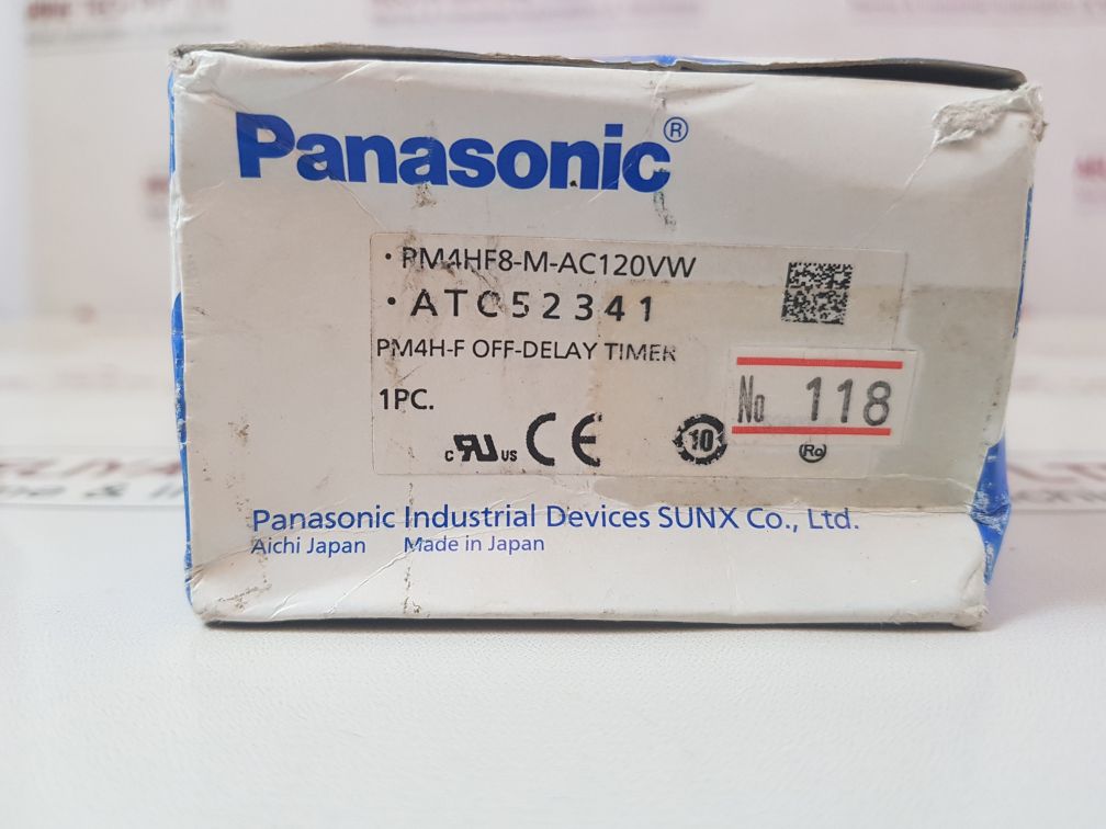 Panasonic Pm4Hf8-m-ac120Vw Off-delay Timer Pm4H-f