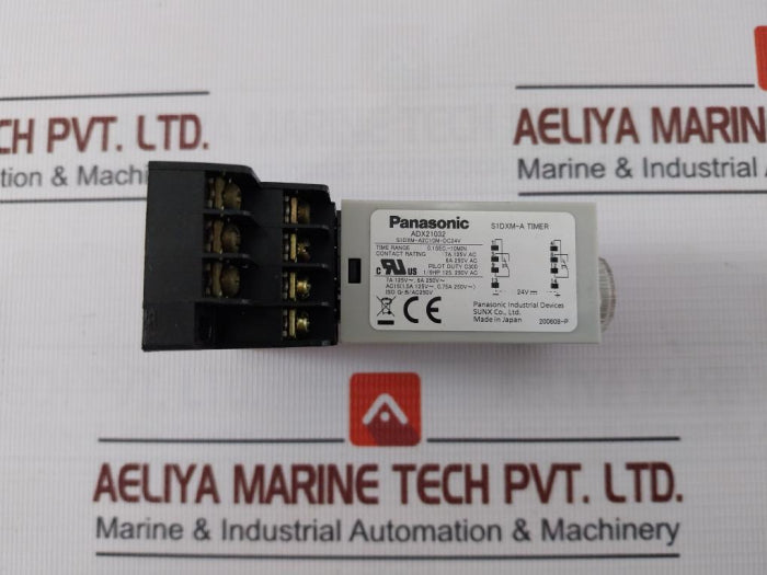 Panasonic S1Dxm-a2C10M-dc24V Time Relay Delay 24V Dc Ac250V Adx21032 ...