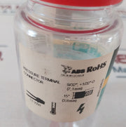 Lot Of 100X Panduit Pmv1-p10-cy Terminals Connector Metric Pin-vinyl Insulated