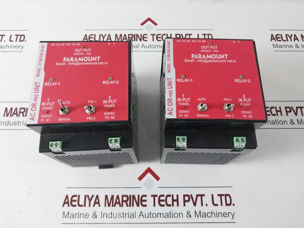 Paramount P-or-230-10-ac AC Or-ing Unit | 230Vac 10A Output – Aeliya Marine