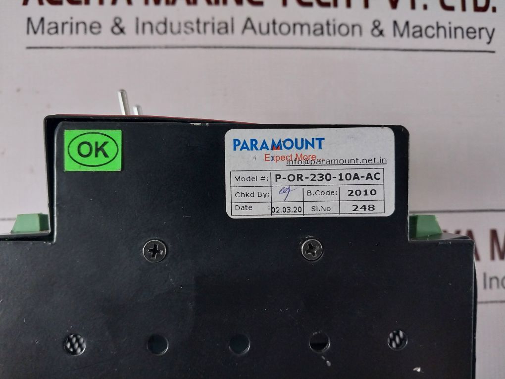 Paramount P-or-230-10-ac AC Or-ing Unit | 230Vac 10A Output – Aeliya Marine
