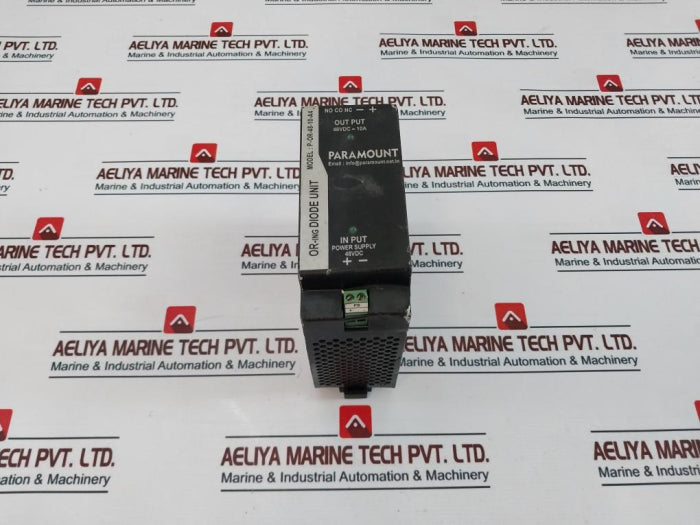 Paramount P-or-48-10-a4 Or-ing Diode Unit 10A 48Vdc – Aeliya Marine