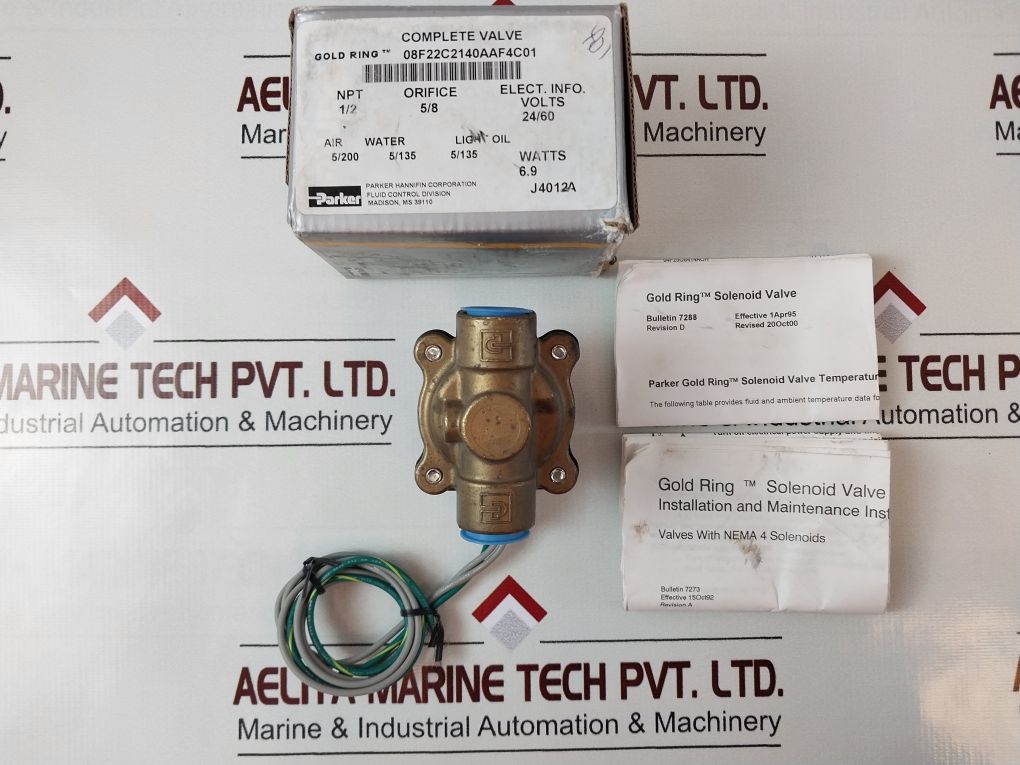 Parker 08F22C2140Aaf4C01 Shutoff Solenoid Valve