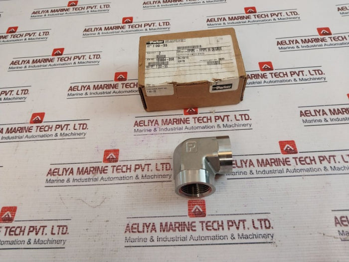 Parker 1 Dd-ss Stainless Steel Female Pipe Elbow 90°