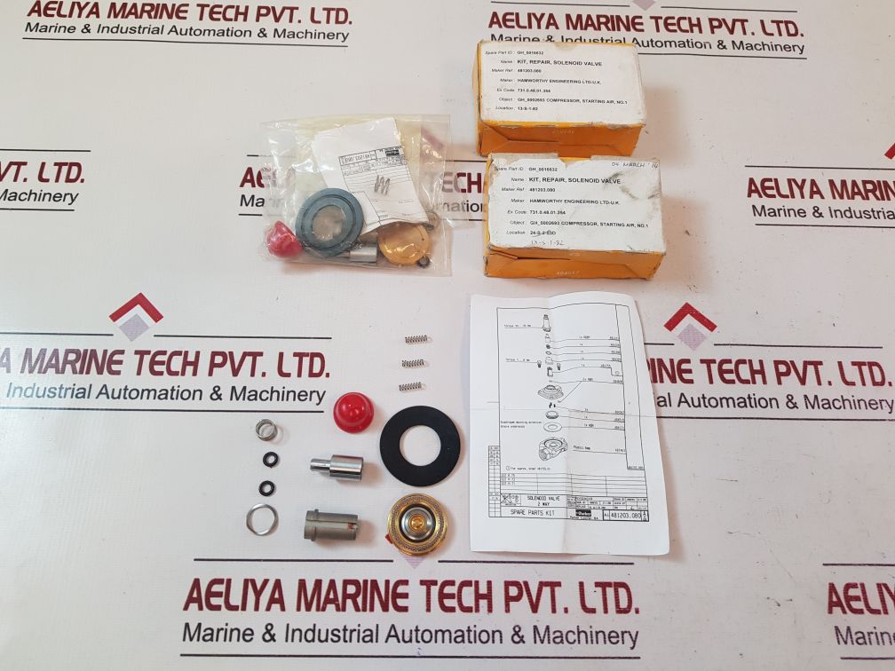 Parker 481203.080 Spare Repair Kit For Solenoid Valve