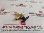 Parker 4F-b6Xj2-bp 3-way Ball Valve 1/4