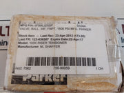 Parker 6F-b8Lj2-ssp B Series Manual Ball Valve 160K Riser Tensioner