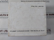 Parker 70-3078 Pump Crancase Rebuild Kit