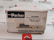 Parker 9Pc M600S -20Ch Press/Comp Flow Control Valve 3000 Psi 6 Gpm