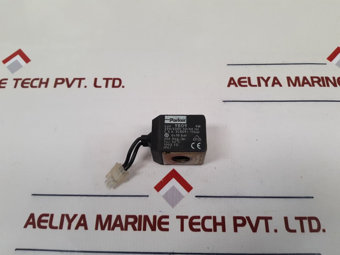 Parker Yb09 Solenoid Coil 9W Used