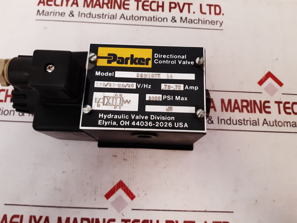 Parker D3W1Byy 14 Directional Control Valve 3633139