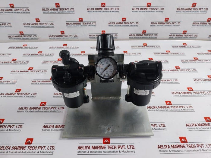 Parker F602-04Wj/M5(Filter)+R10-04C/M3(Regulator)+L606-04W/M9(Lubricator) Combo