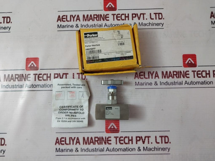 Parker Hnvs8Ff Needle Valve 1/2 In. Fpt X Fpt