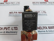 Parker Lucifer 121K0240 Solenoid Valve W/ Coil 483510S6 Xs03Xs6 F 220-240V 50Hz