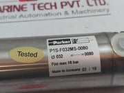 Parker P1S-f032Ms-0080 Pneumatic Stainless Steel Cylinder Max 10 Bar