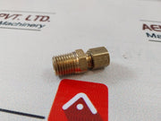 Lot of 49X Parker X68C-4-4 Tube Fitting For Flammable Liquid 651H