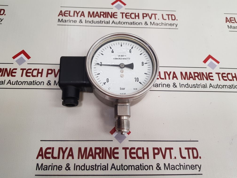 En 837-1 Pressure Gauge Pbx100Xa-pt2 0-10 Bar