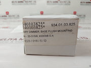 Peha 433 Hab Base Flush Mounting Rotary Tronic-dimmer 934.01.03.825, 230V 50Hz