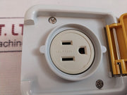 Peha 6600-102 Us Socket 1-gang With Snap Cover