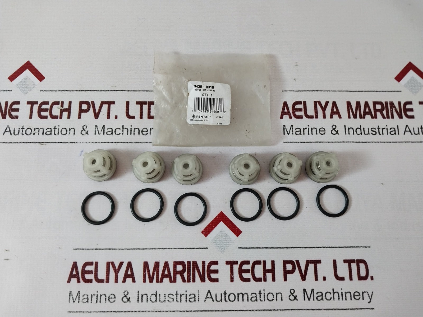 Pentair Hypro 3430-0316 Triplex Plunger Pump Service Valve Kit