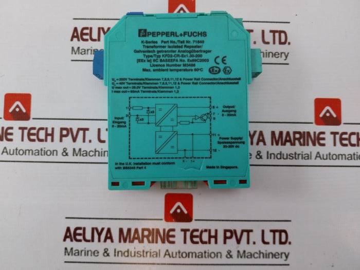 Pepperl+Fuchs Kfd2-cr-ex1.30-200 Transformer Isolated Repeater   