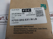 Pepperl+Fuchs Kfd2-sr2-ex1.W.Lb Switch Amplifier Ii G D [Eex Ia] Iic Ptb 00 Atex 2080