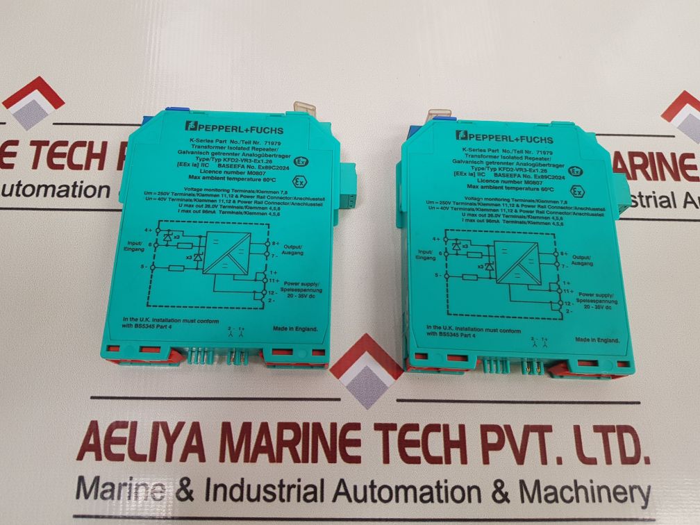 Pepperl+Fuchs K-series Kfd2-vr3-ex1.26 Transformer Isolated Repeater 71979