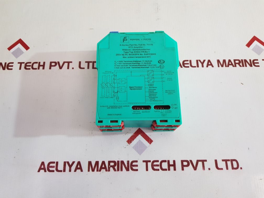 Pepperl+Fuchs K-series Khd2-itr/Ex1 Rtd Amplifier 71170