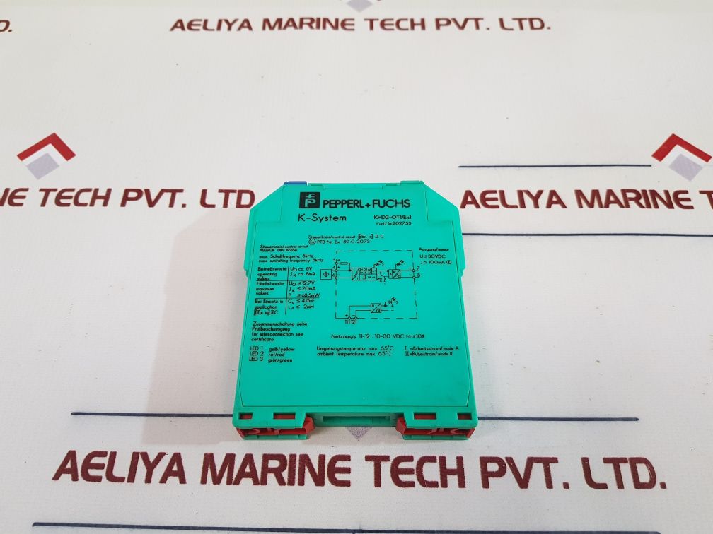 Pepperl+Fuchs K-system Khd2-ot1/Ex1 Transmitter Isolator Transformer 20275S