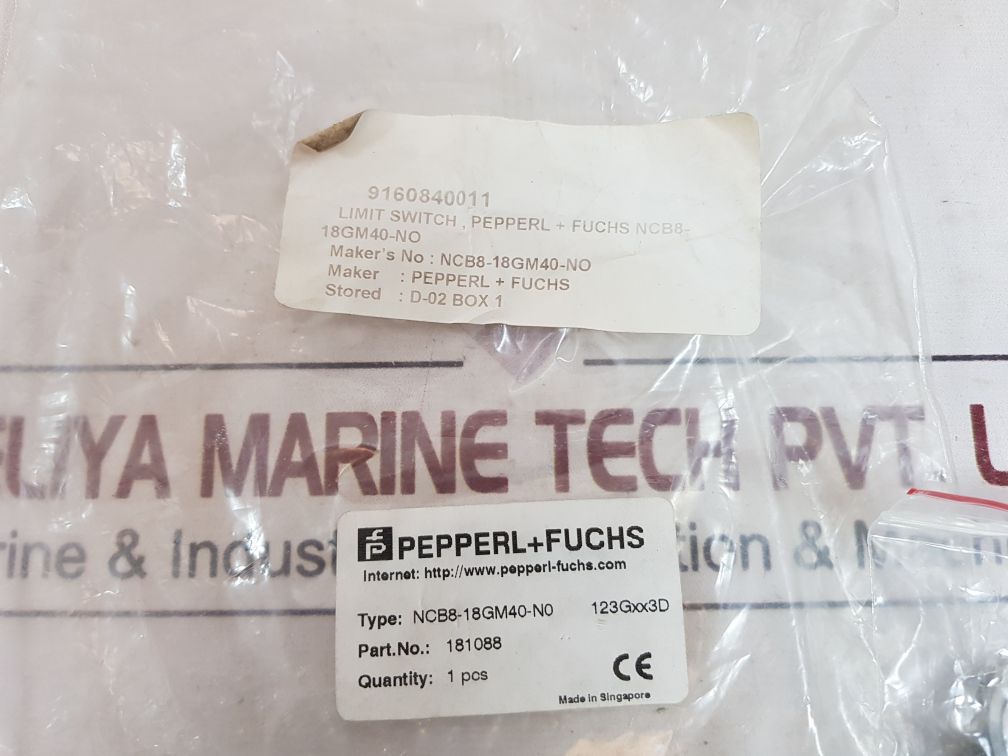 Pepperl+Fuchs Ncb8-18Gm40-no Limit Switch