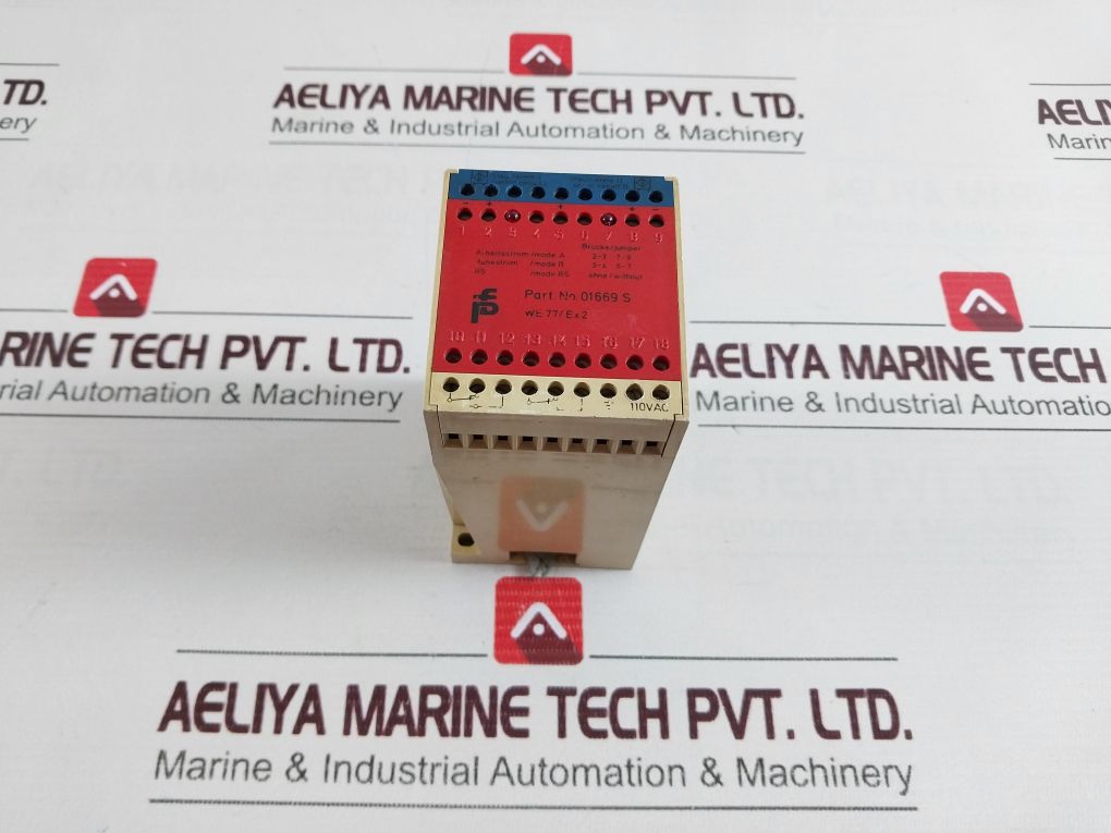 Pepperl + Fuchs We 77/Ex2 Switch Amplifier 01669 S 250 Vac