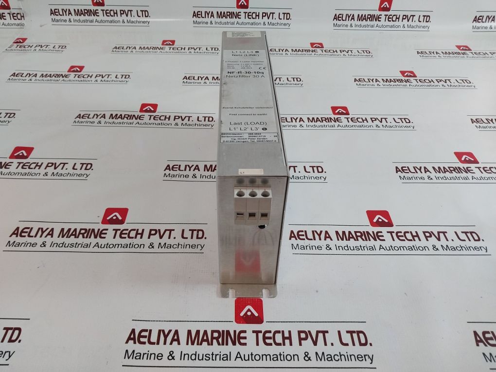 Peter Zarden Nf-r-30-10Q 3 Phase 3 Wire Mains Filter 30A