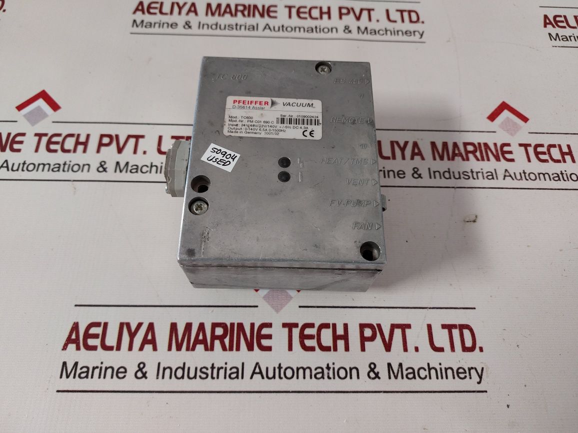 Pfeiffer Vacuum Pm C01 690 C Pump Controller Tc600