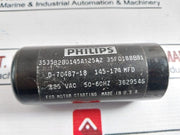 Philips D-70487-18 Capacitor 125 Vac 50-60Hz