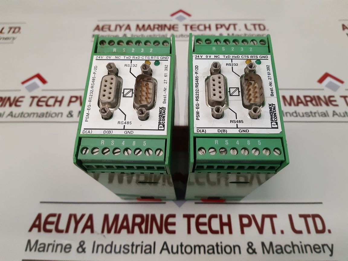 Phoenix Contact 27 61 392 Interface Converter Psm-eg-rs232/Rs485-p/2D