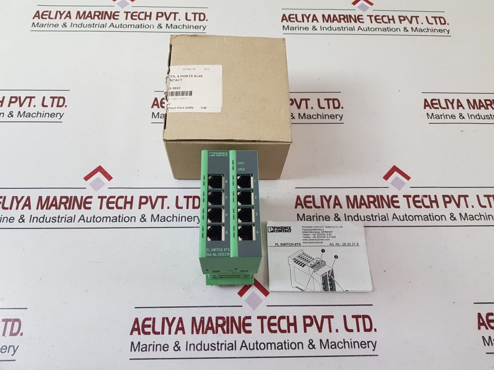 Phoenix contact fl switch 8tx ethernet switch 2832218