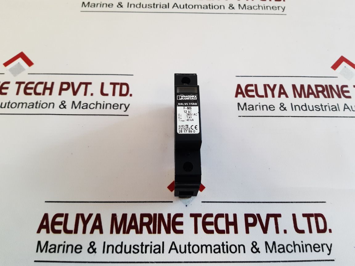 Phoenix Contact F-ms 12 St Valvetrab Surge Protection Free Shipping