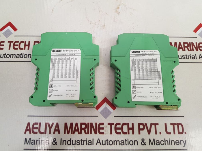 Phoenix Contact Mcr-c-ui/Ui-dci Isolating Amplifier 50Hz