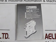 Phoenix Contact Mcr-pt100/I/Dc Temperature Transducer 4-20Ma