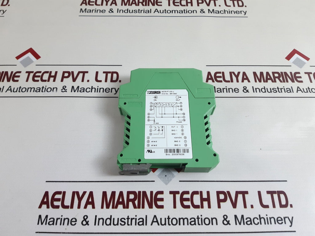 Phoenix Contact Mcr-pt100/U Temperature Measurement Sensor Module ...