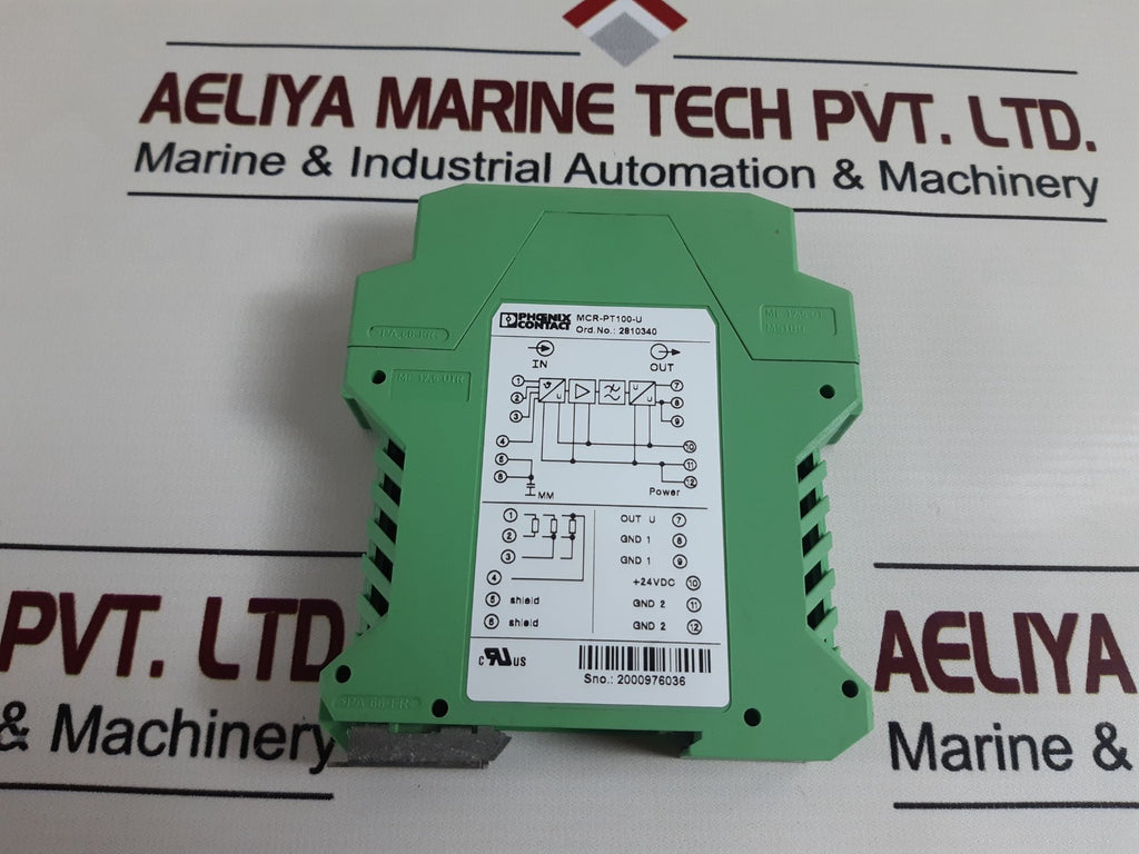 Phoenix Contact Mcr-pt100/U Temperature Measurement Sensor Module ...